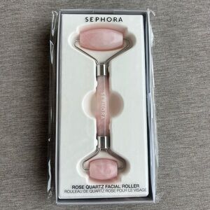 Sephora Rose Quartz Facial Roller Double Ended New In Box